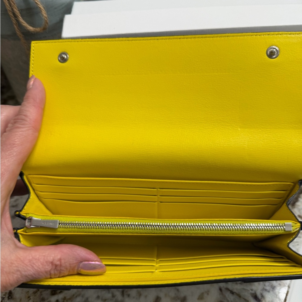 Pristine Celine Large Flap Multifunction Wallet- … - image 6